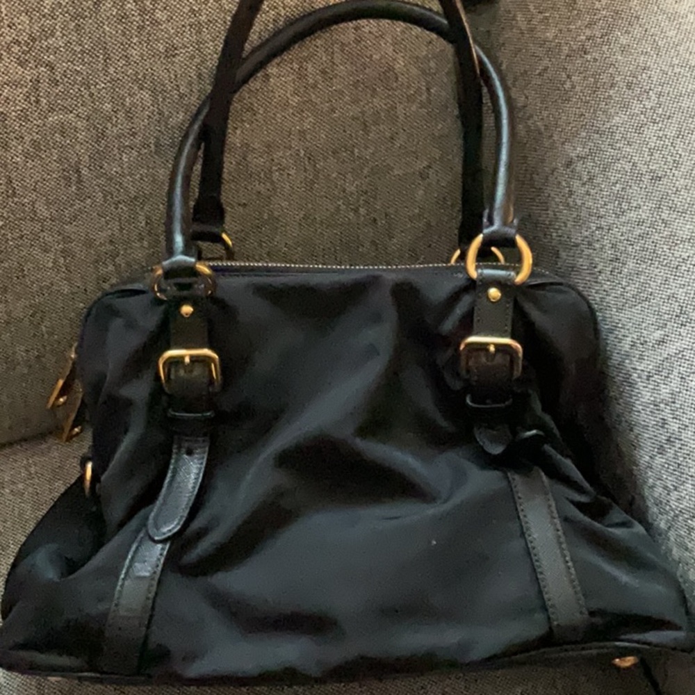 Prada Black and Gold Women's Shoulder Bag - Picture 4 of 9